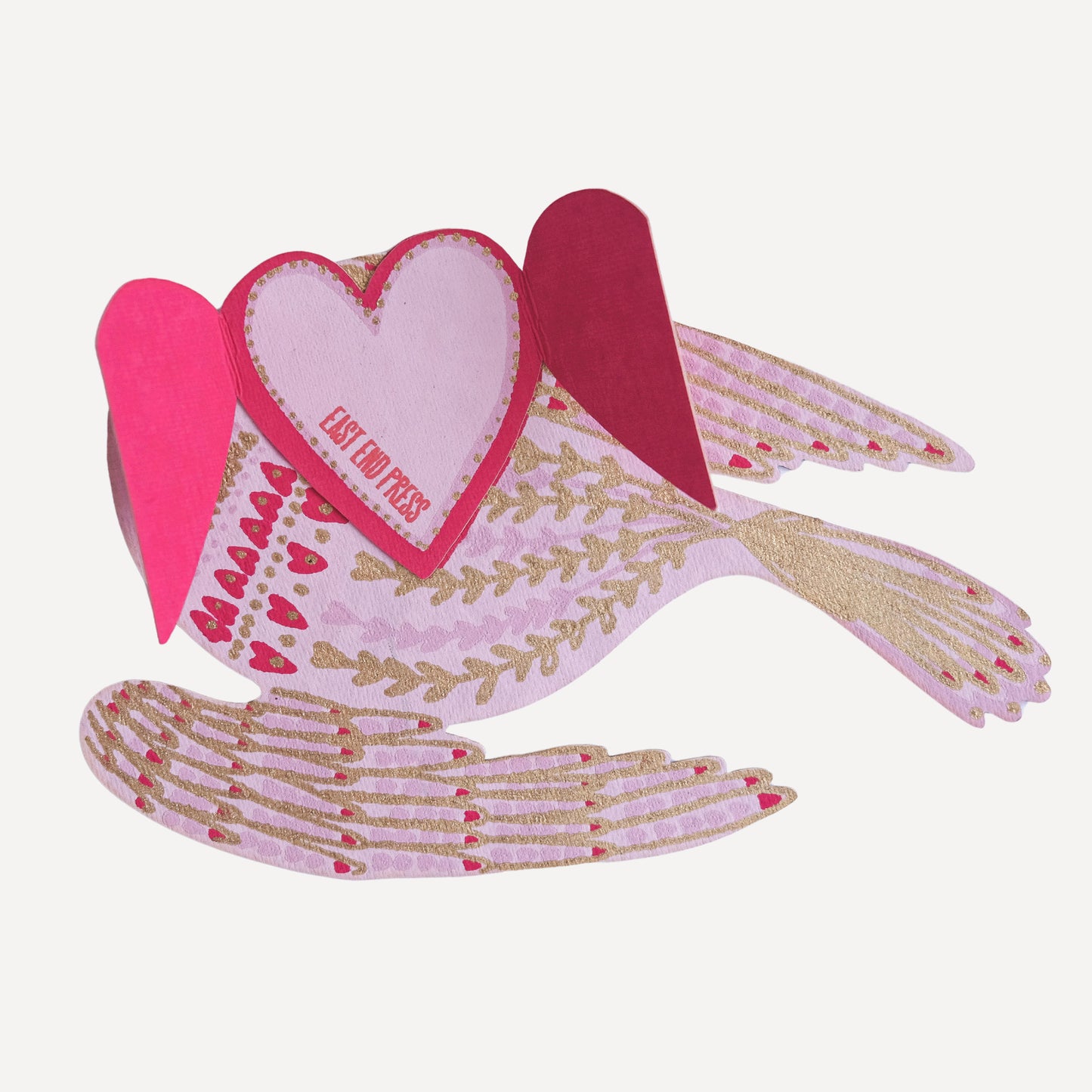 Heart Bird Greeting Card