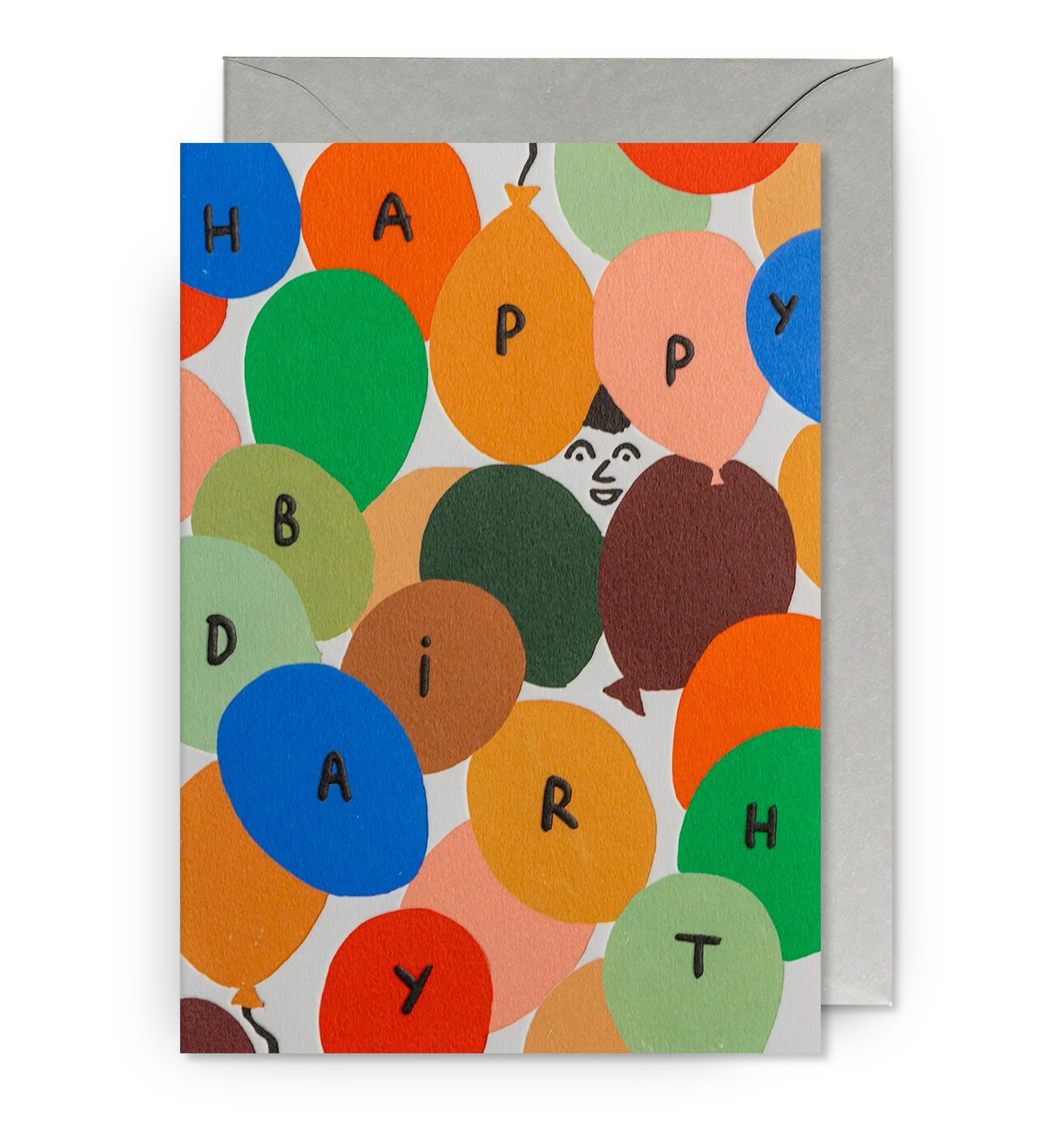 Happy Birthday Balloons Card