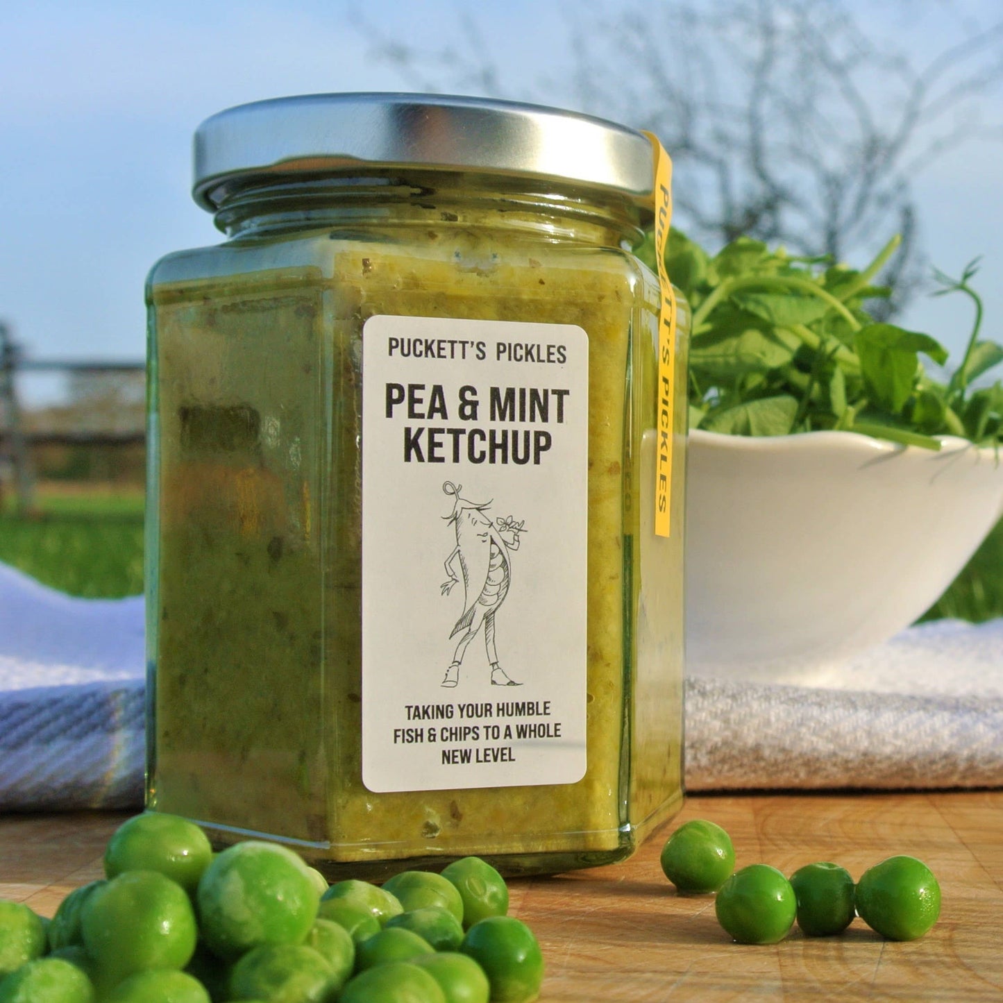 Pea & Mint Ketchup by Puckett's Pickles