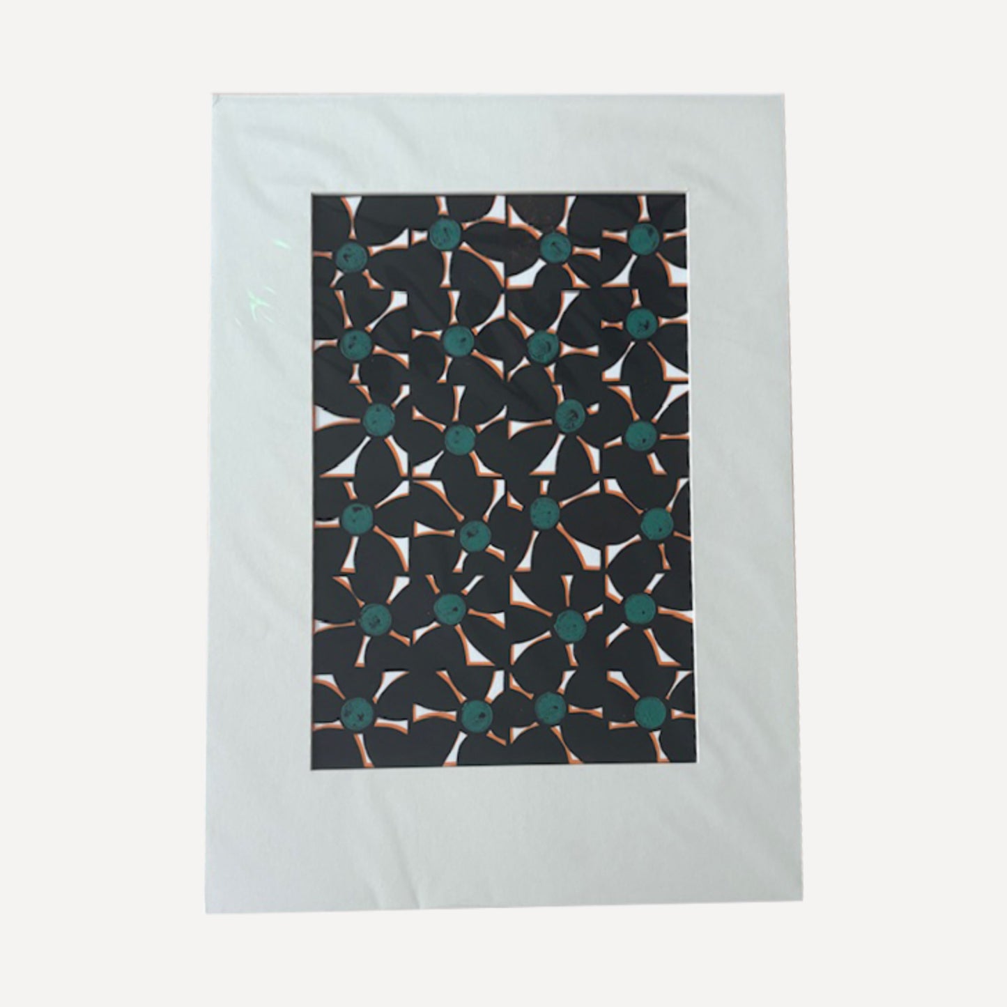 Flowers IV Mounted Print