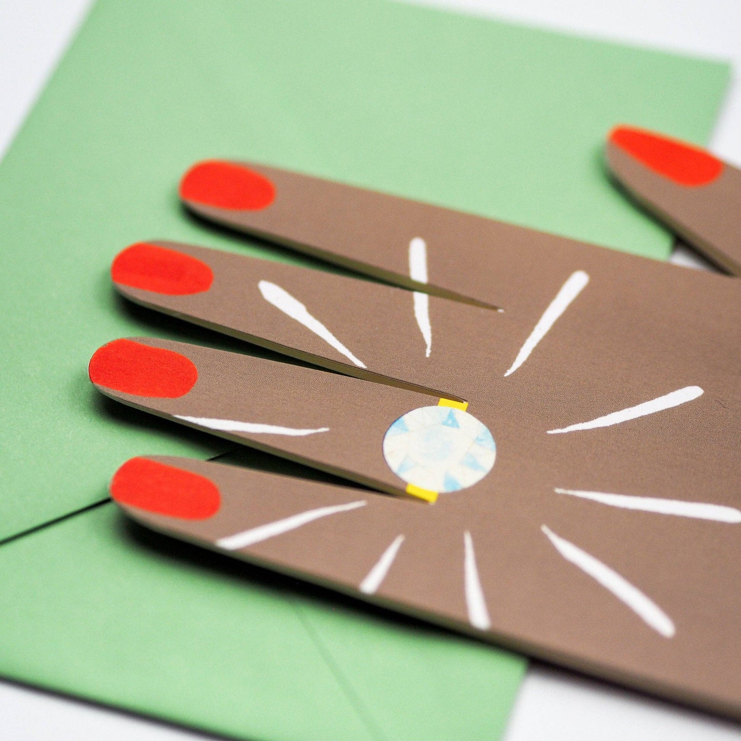 Diamond Ring Greetings Card