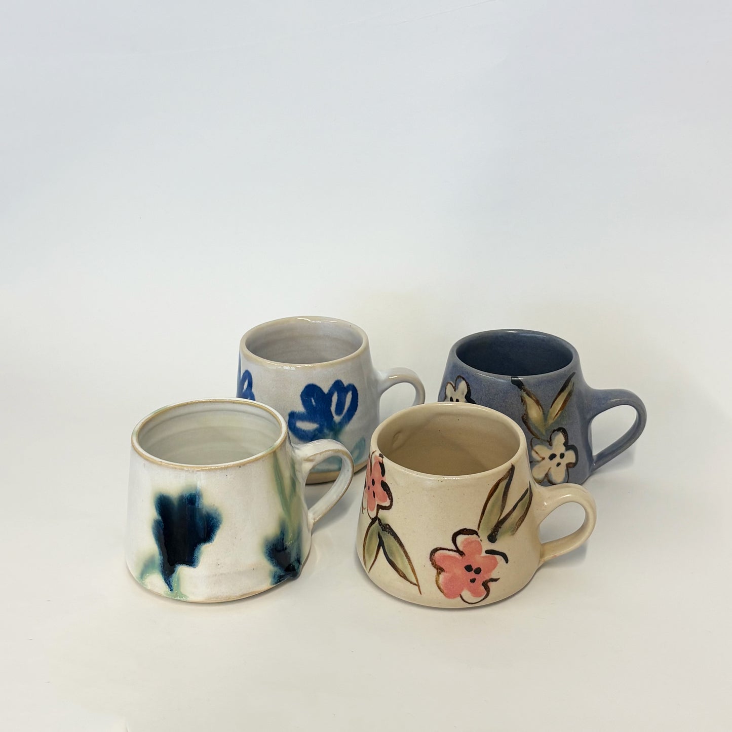 Short Floral Mug