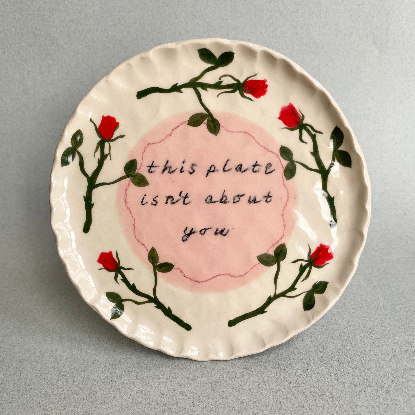 But it is really plate