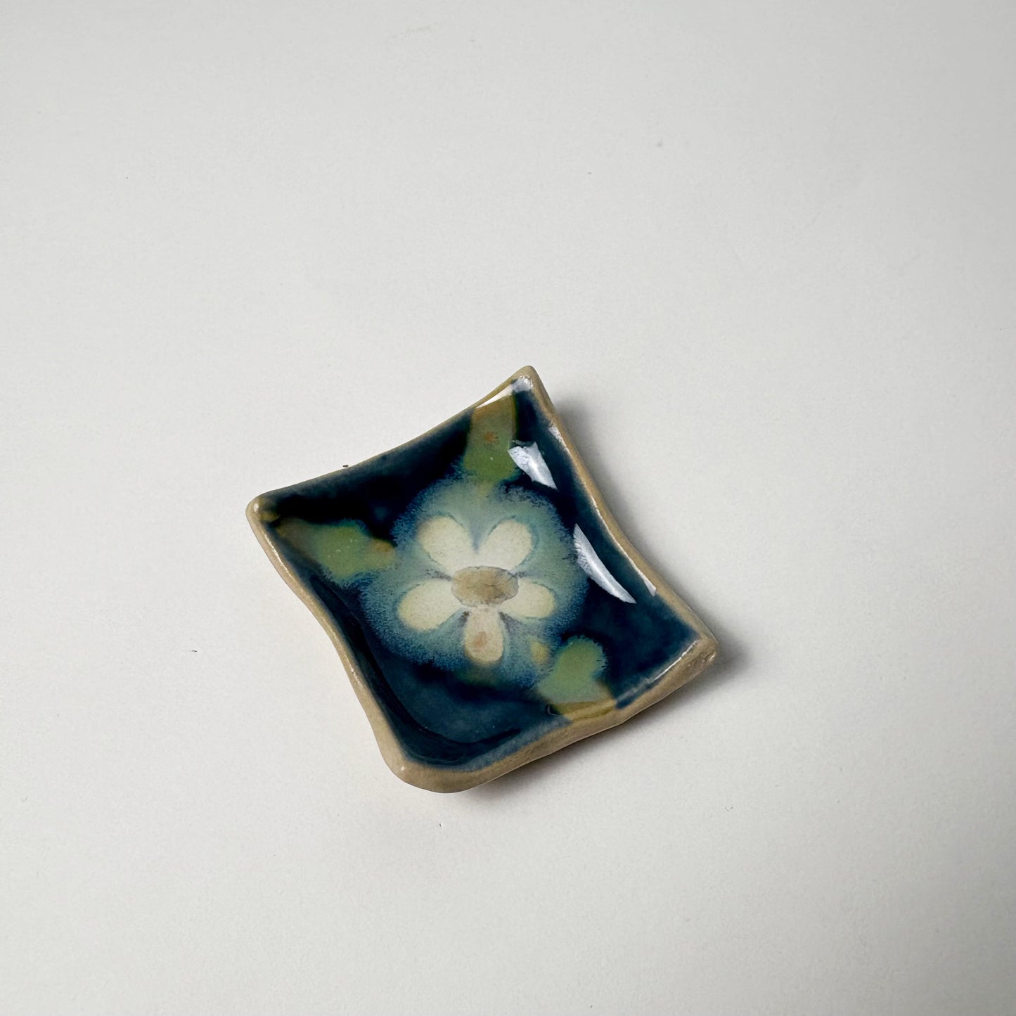 Small Square Trinket Dish by Ceramics by Kat
