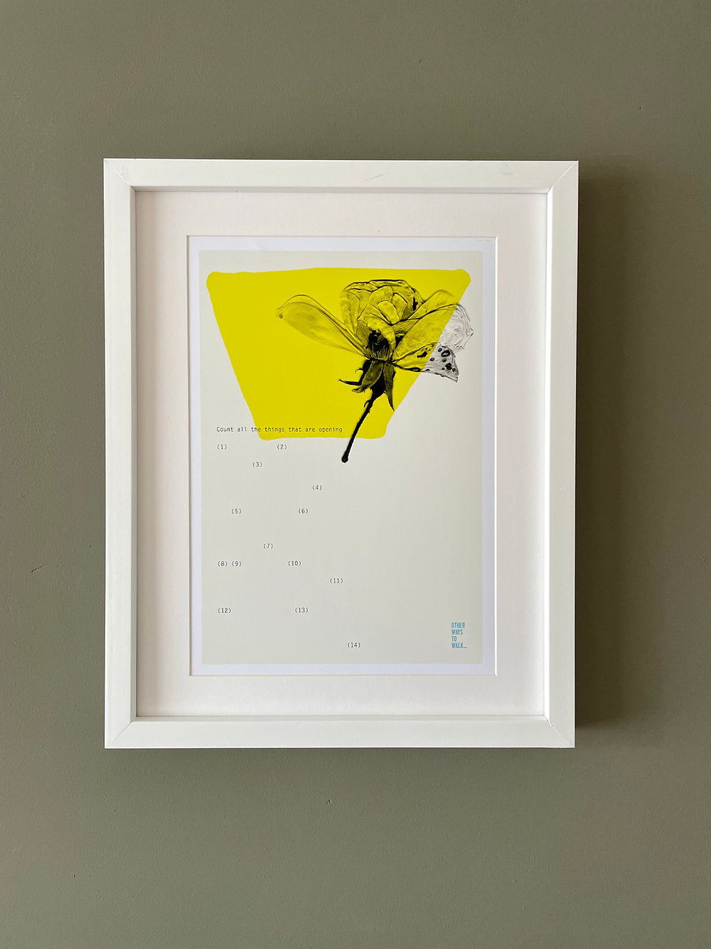 Count all the things Print by Other Ways to Walk