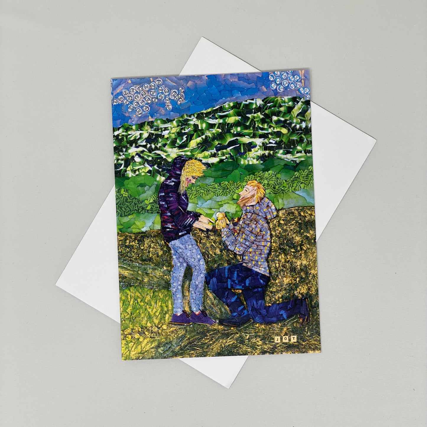 In Love Greetings Card by James Owen Thomas