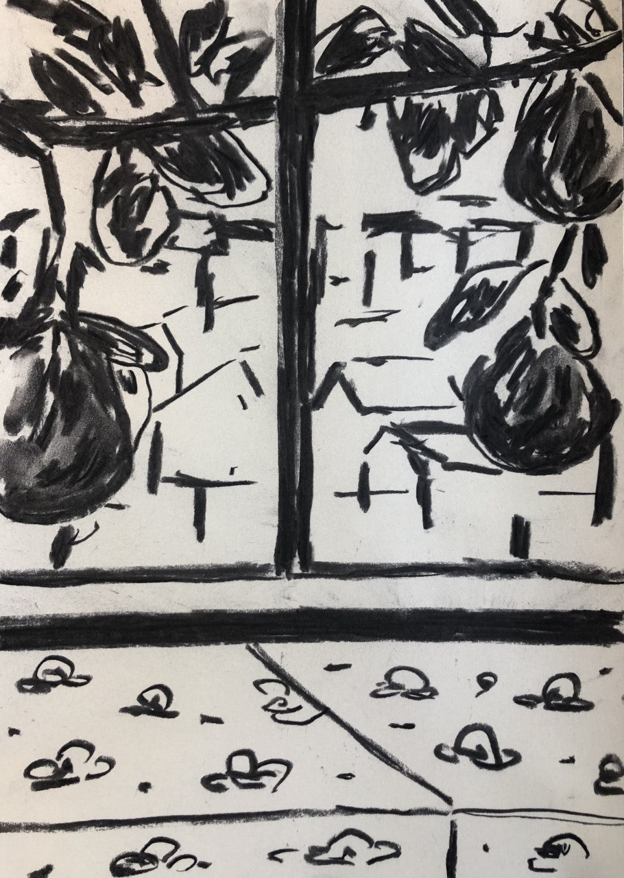 Study for Window with Pears by Zoe Carlon