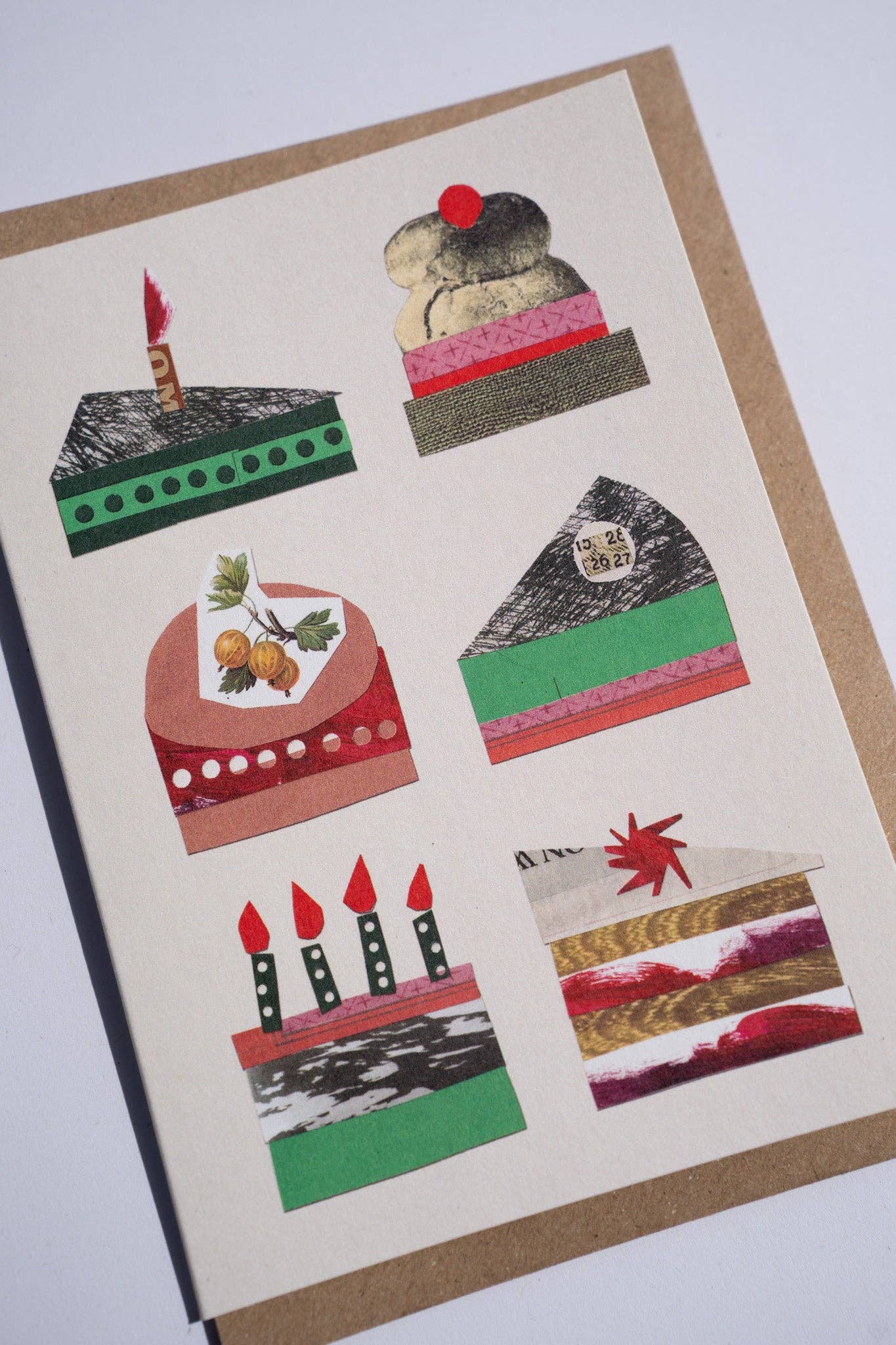 Cake Assortment Greetings Card