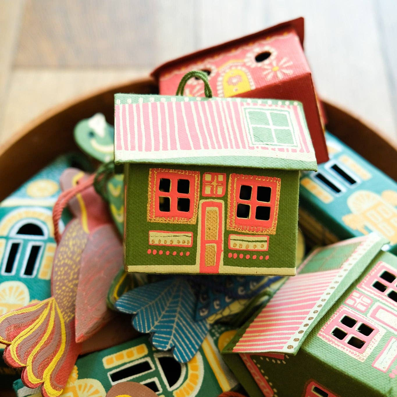 Scottish Bothy Screen-Printed Board Decoration