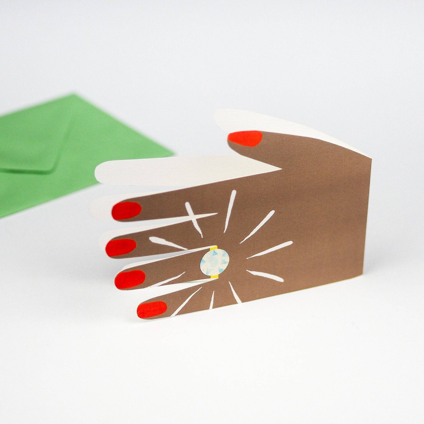 Diamond Ring Greetings Card