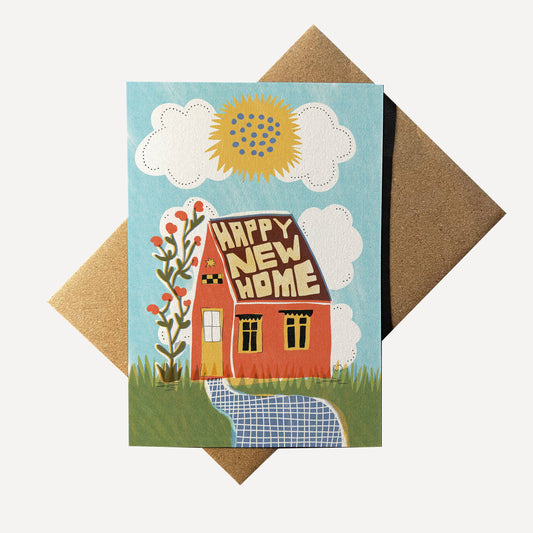 Happy New Home Greetings Card