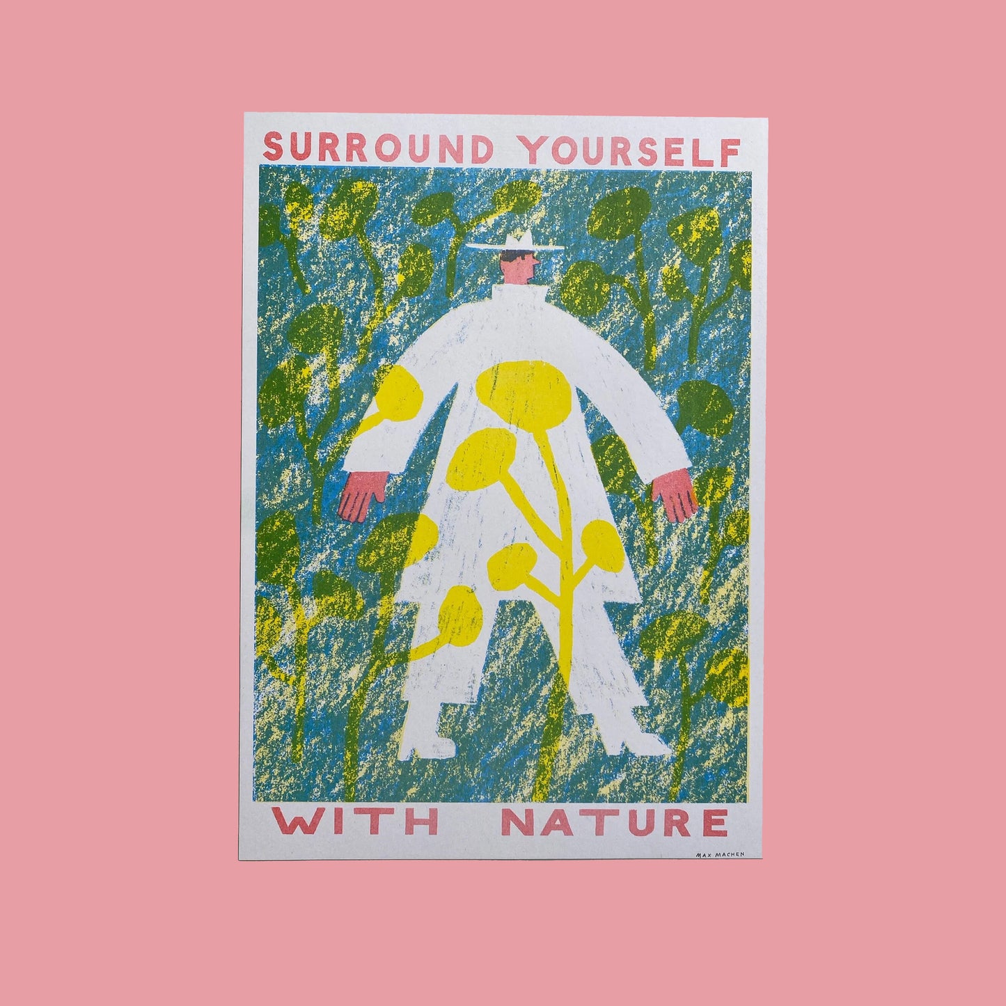 Nature Riso Print A3 by Max Machen