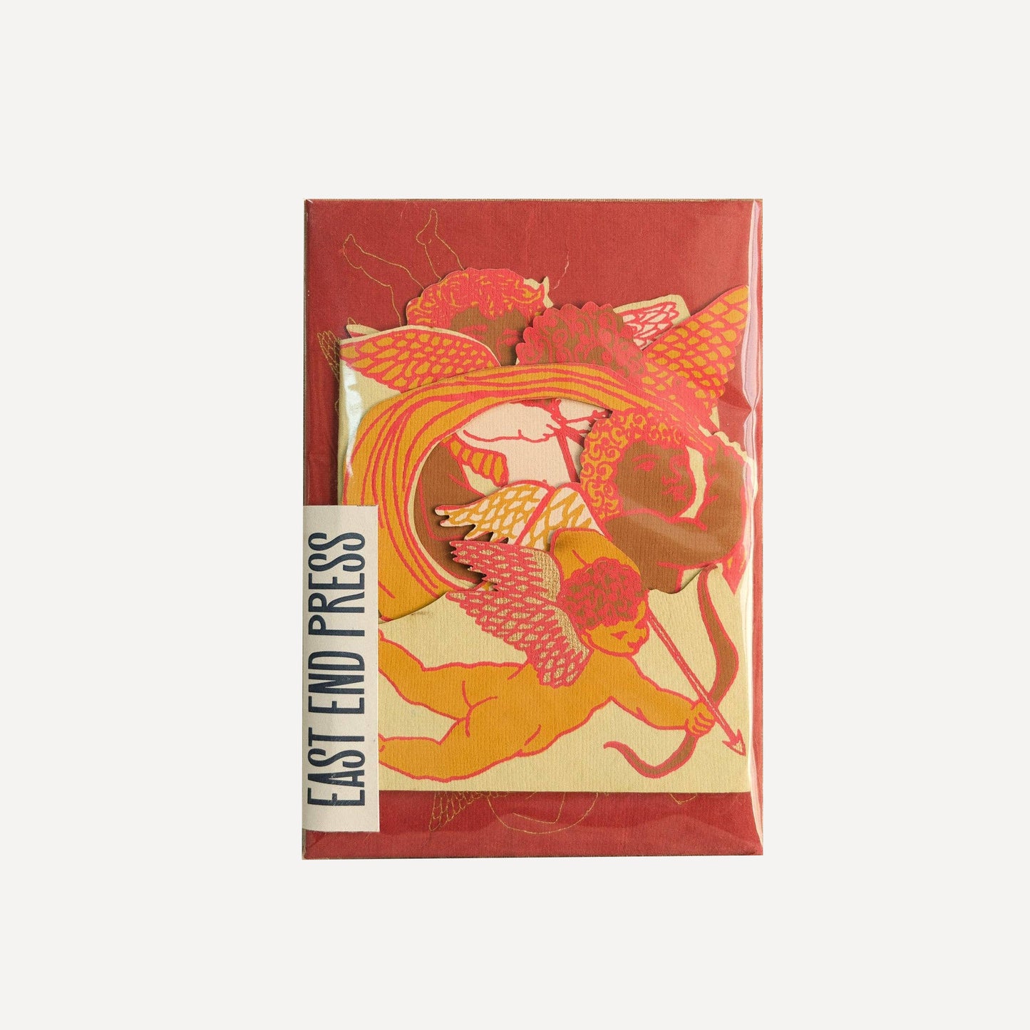 Cupid Concertina Greeting Card