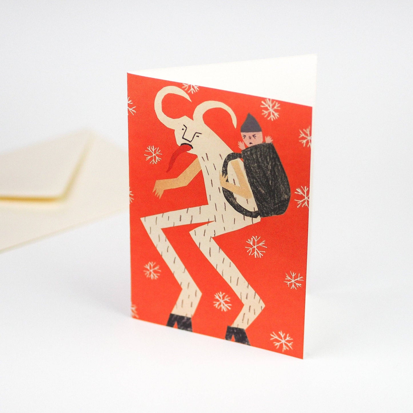 Krampus Greetings Card