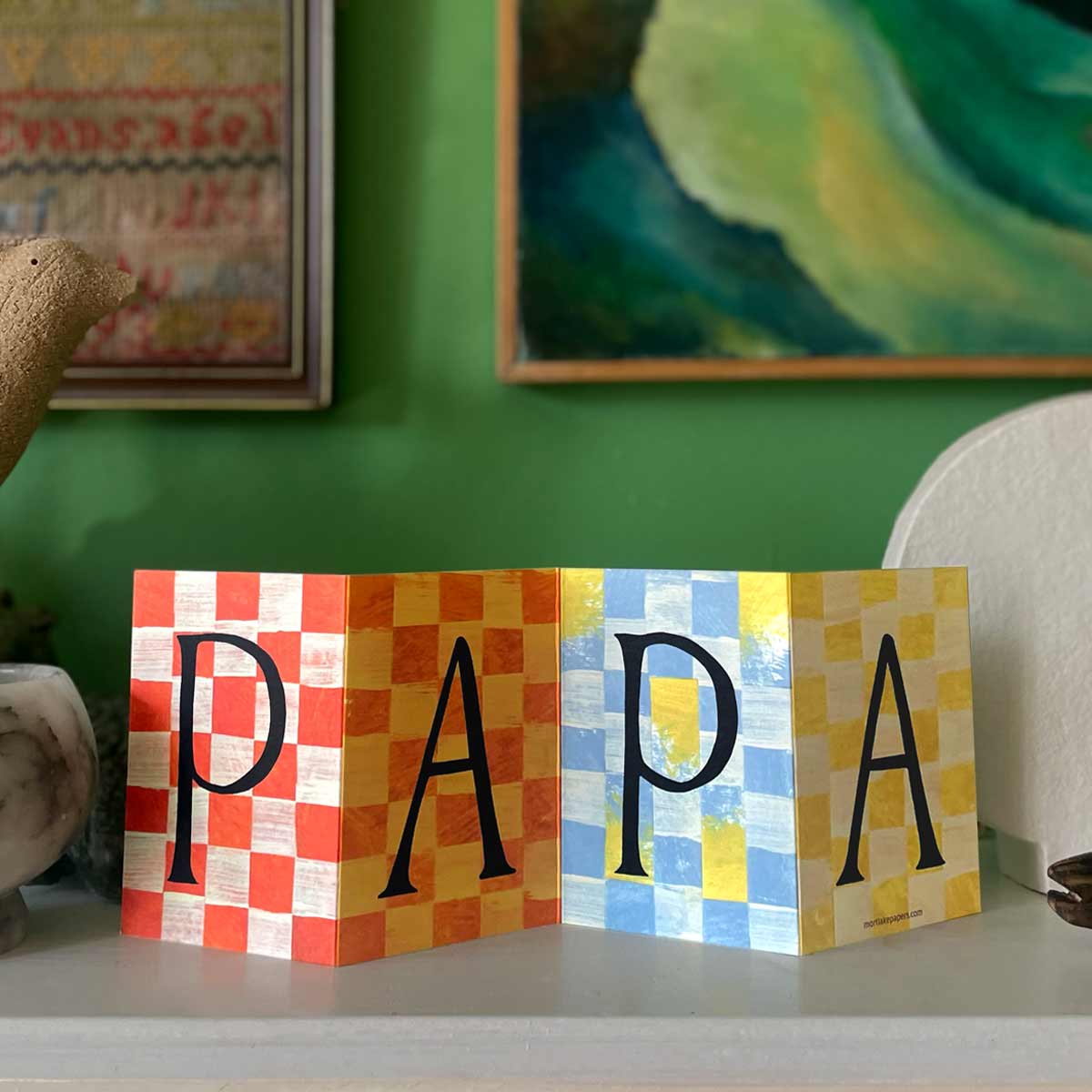 Papa Concertina Greeting Card