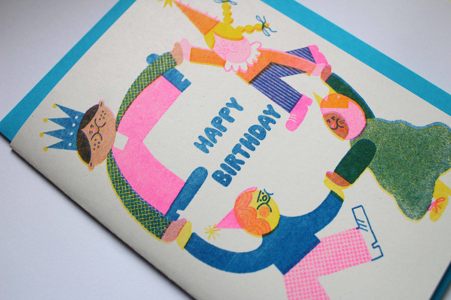 Birthday Dance Riso Greetings Card 