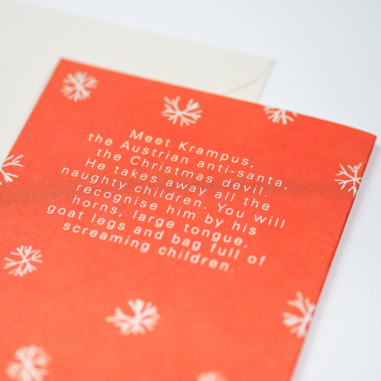 Krampus Greetings Card