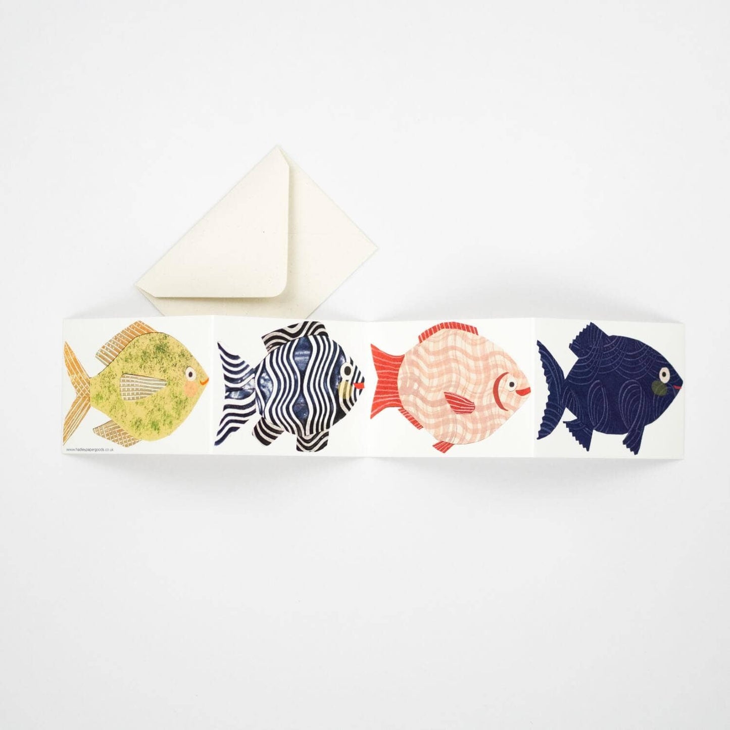Fish Concertina Greetings Card