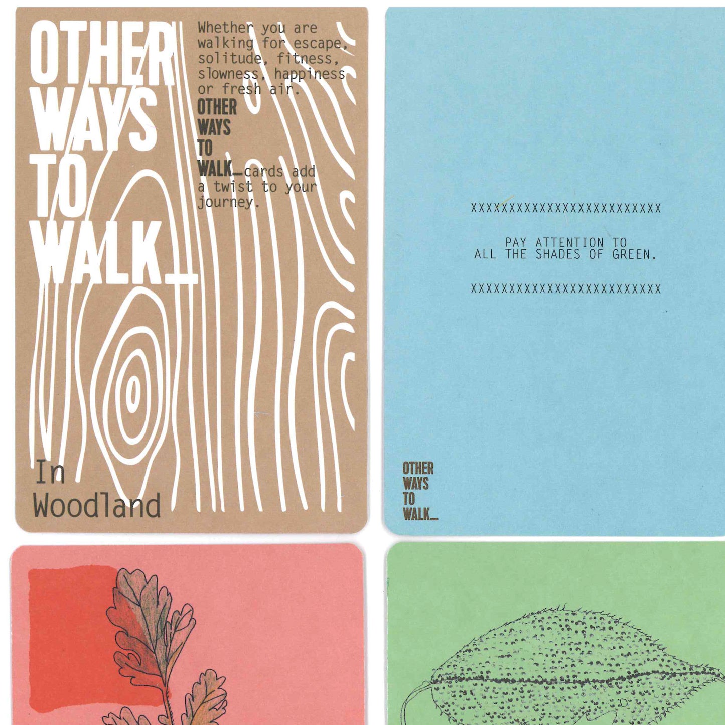 Other Ways to Walk Cards - In Woodland