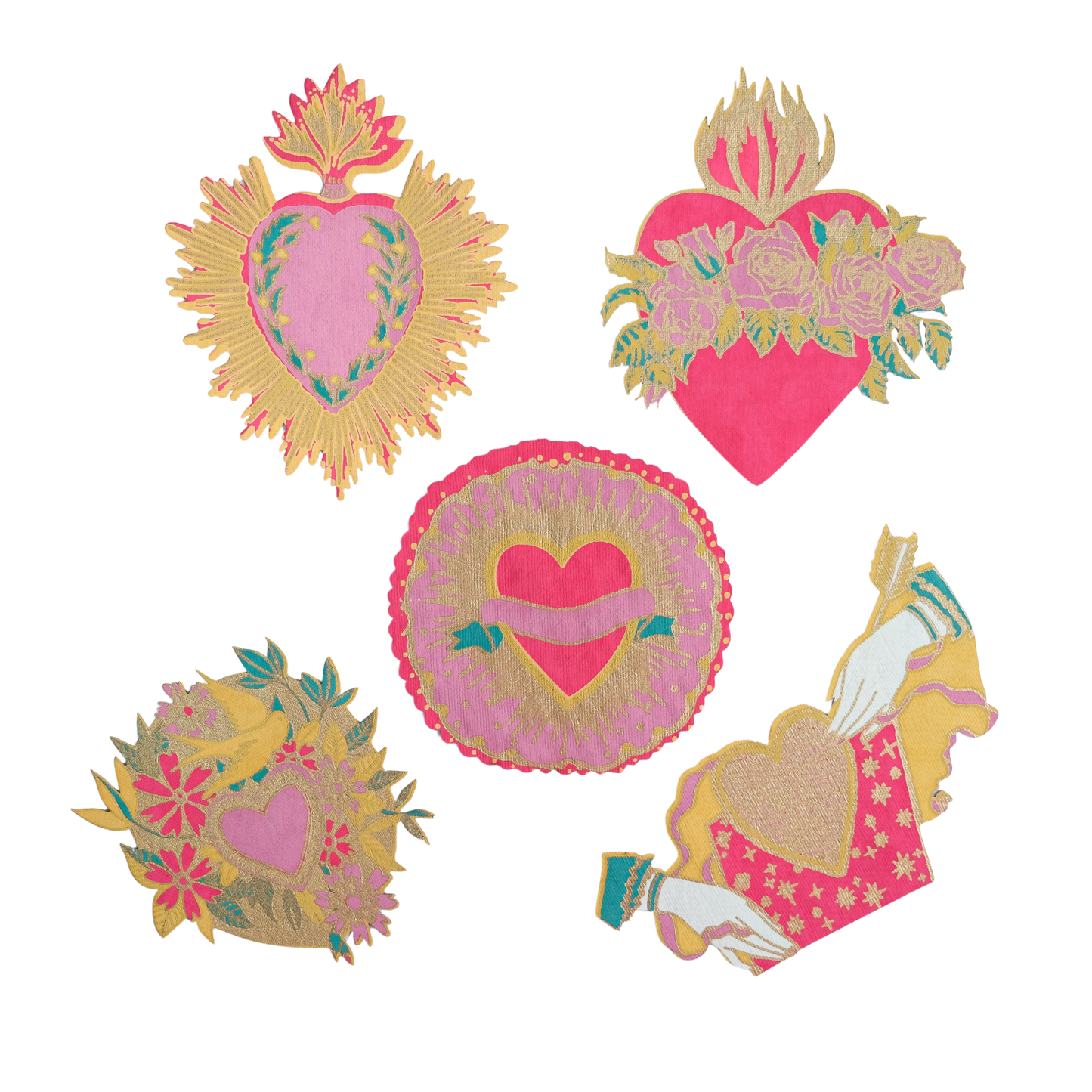 Love Heart Notecards Set