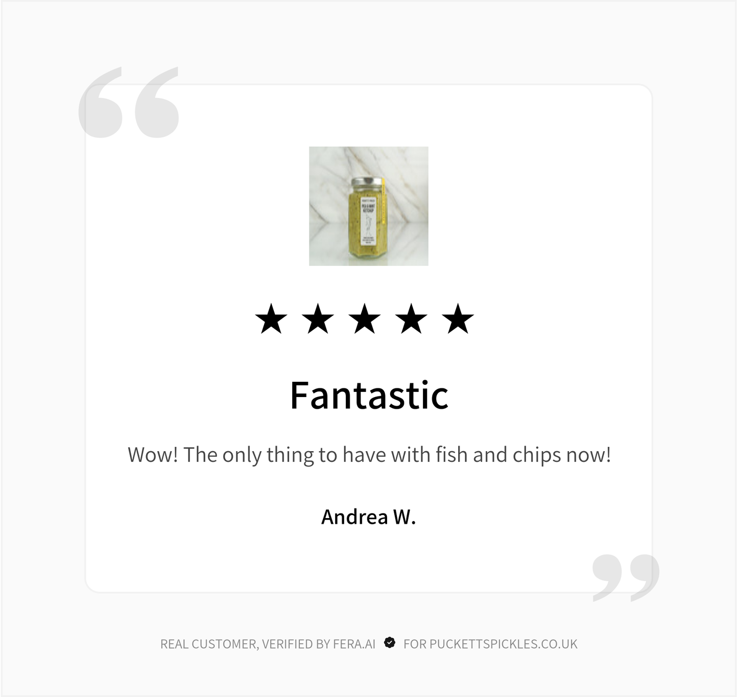 Pea & Mint Ketchup by Puckett's Pickles