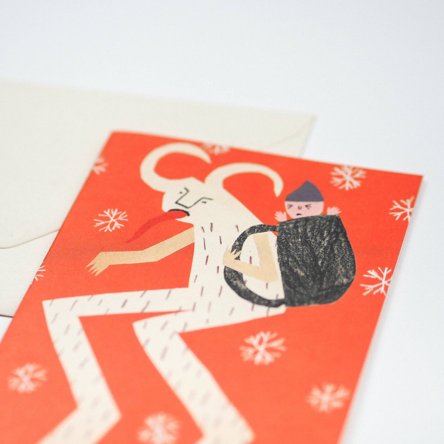 Krampus Greetings Card