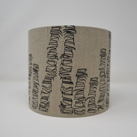 Small Lampshade in Book Print by Ali Appleby