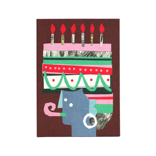 Birthday Hair Greetings Card