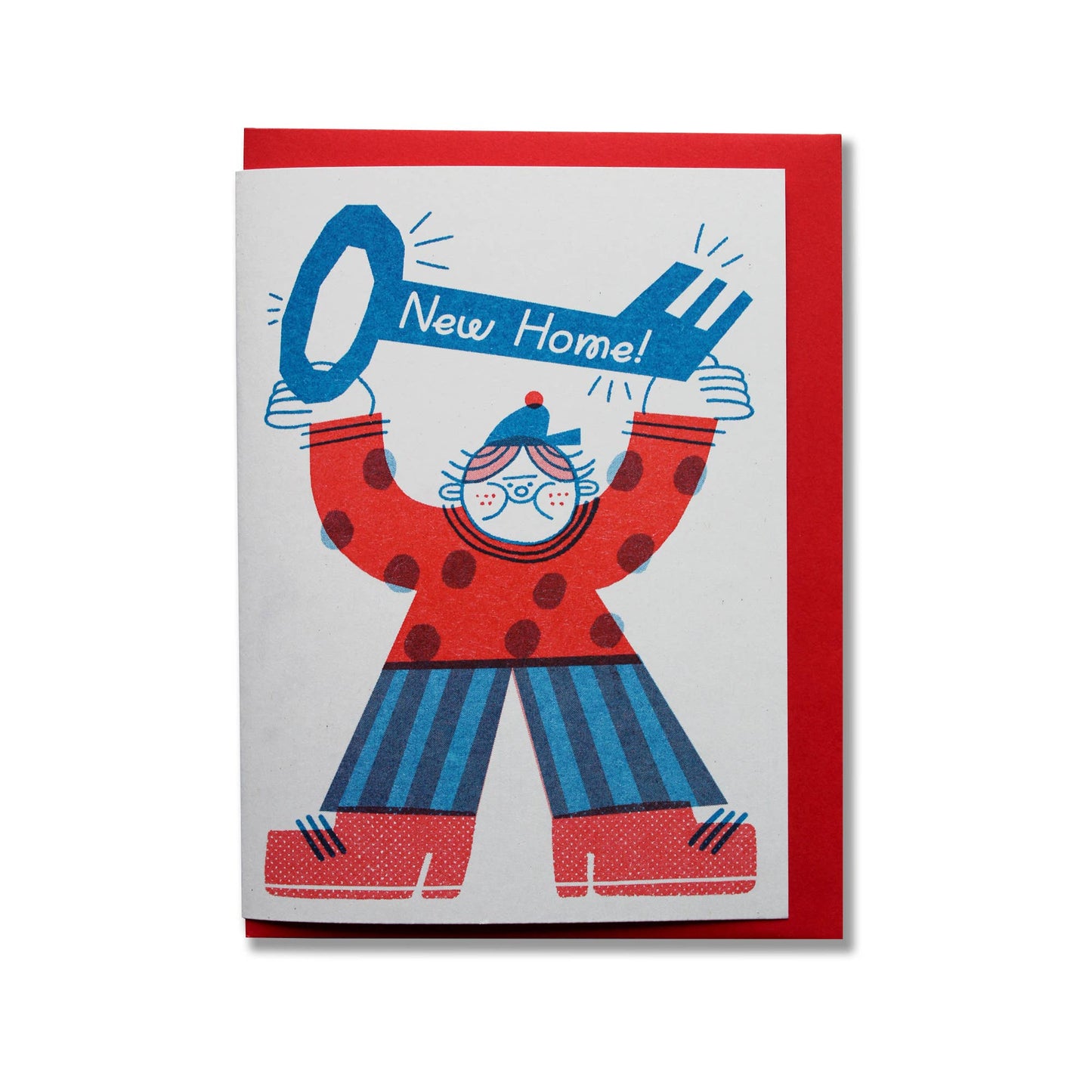 New Home Key Riso Greetings Card 