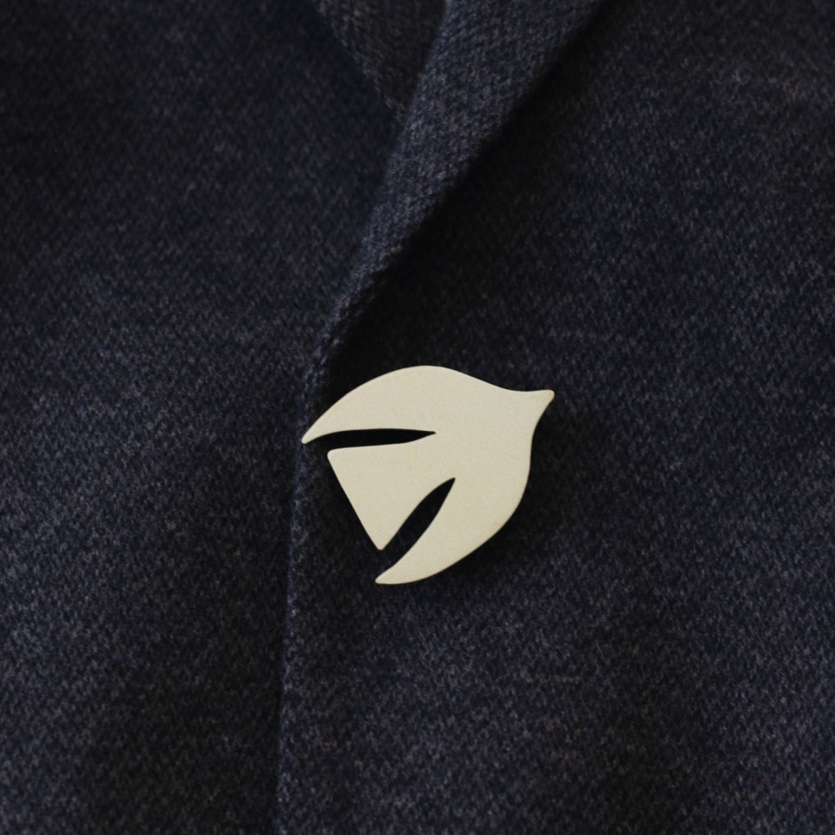 The Wayfarer Solid Brass Brooch