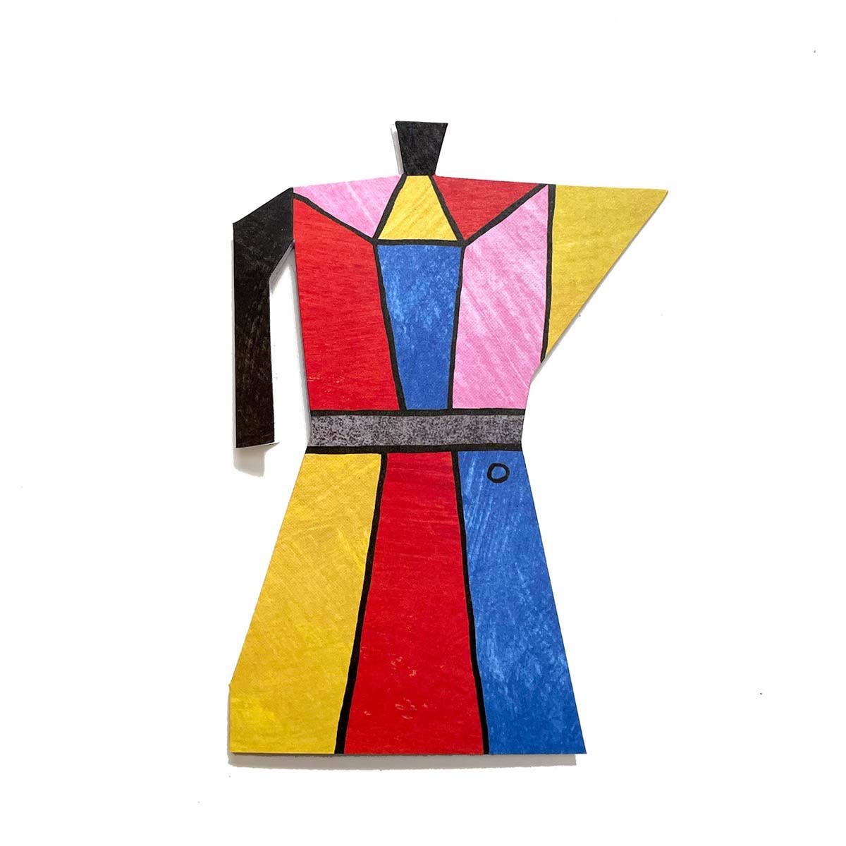 Coffee Pot Shaped Greeting Card