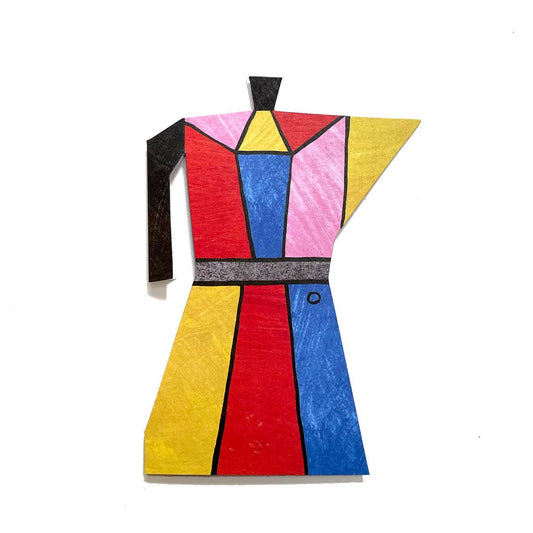 Coffee Pot Shaped Greeting Card