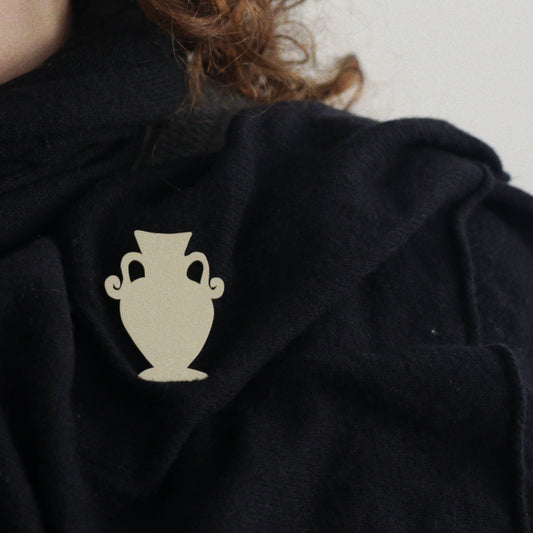 The Keepsake Solid Brass Brooch