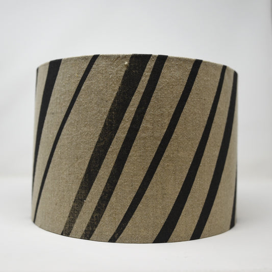 Medium Lampshade in Stripe by Ali Appleby