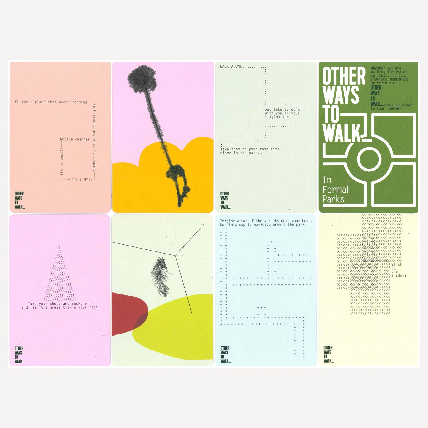 Other Ways to Walk Cards - Formal Parks and Gardens