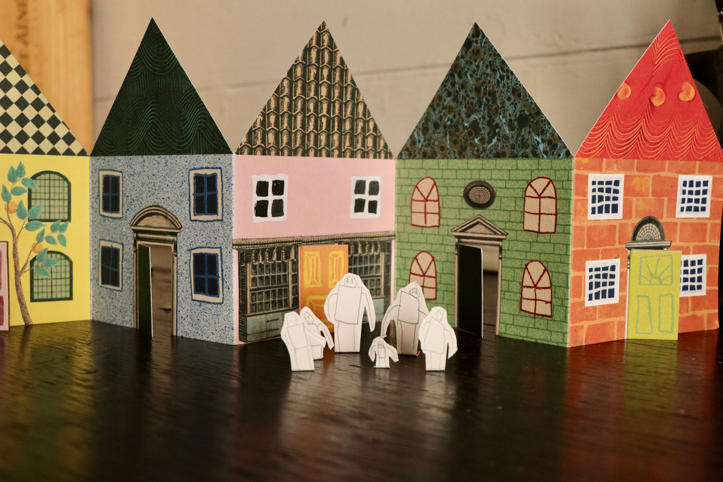 House Concertina Greetings Card