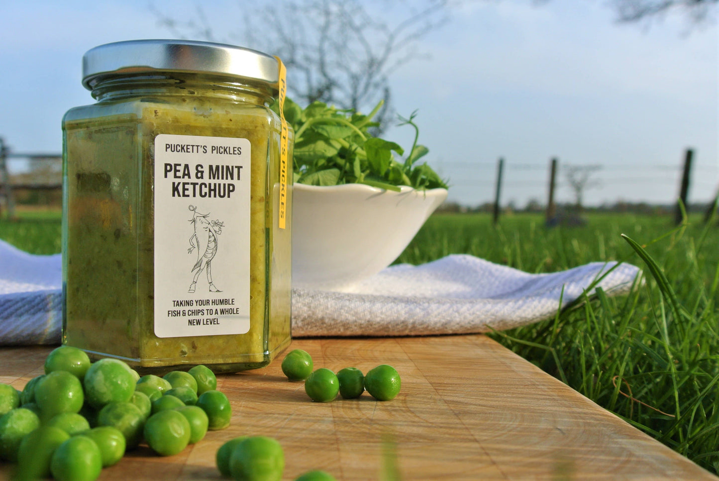 Pea & Mint Ketchup by Puckett's Pickles