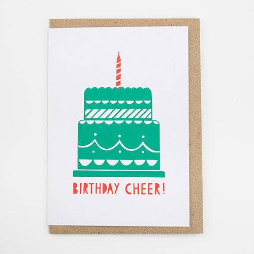 Birthday Cheer Card by Alison Hardcastle