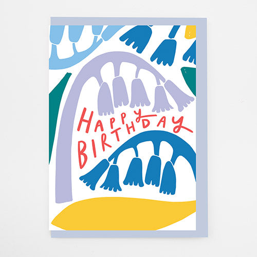 Happy Birthday Bluebells Card by Alison Hardcastle