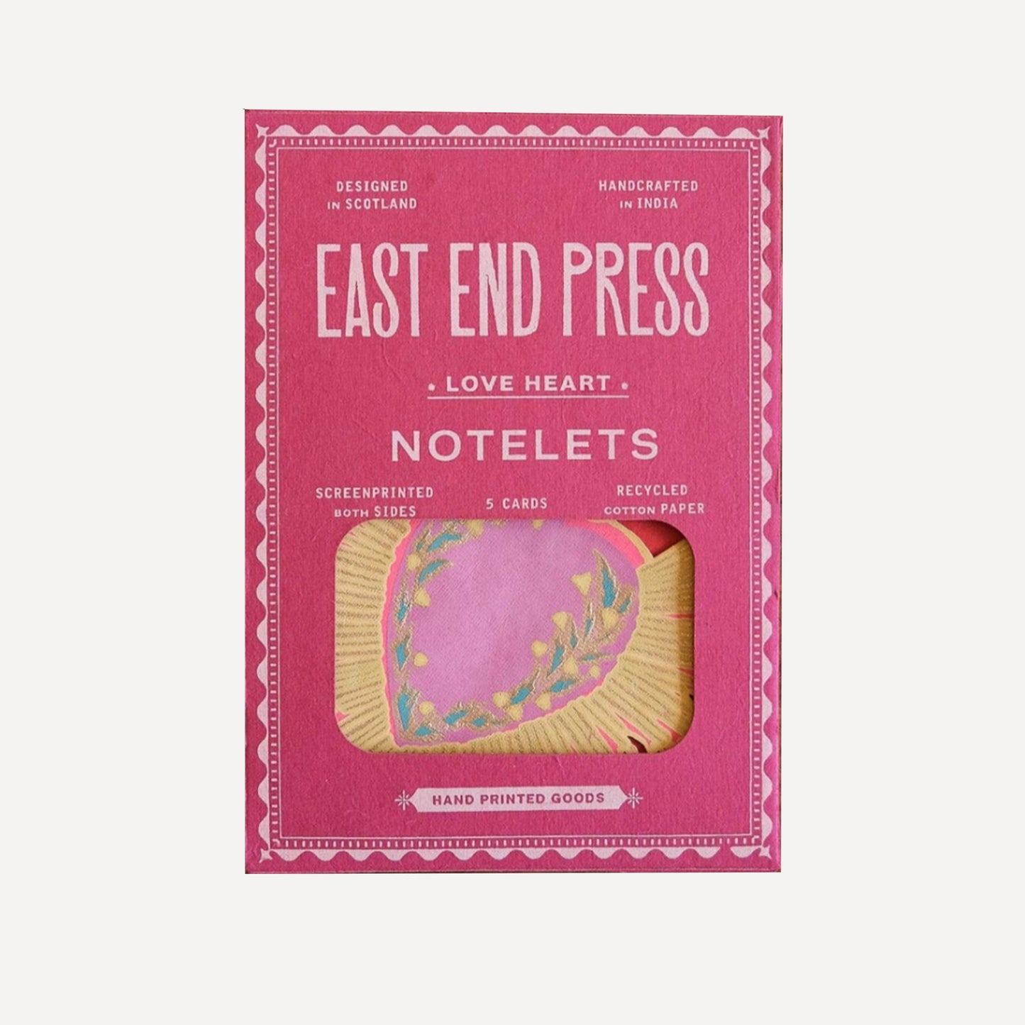 Love Heart Notecards Set