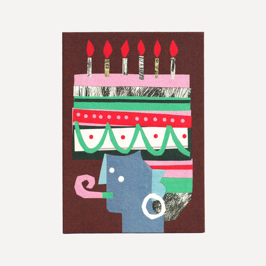 Birthday Hair Greetings Card