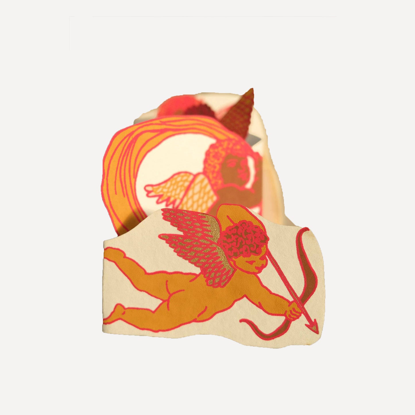 Cupid Concertina Greeting Card