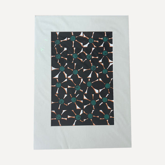 Flowers IV Mounted Print