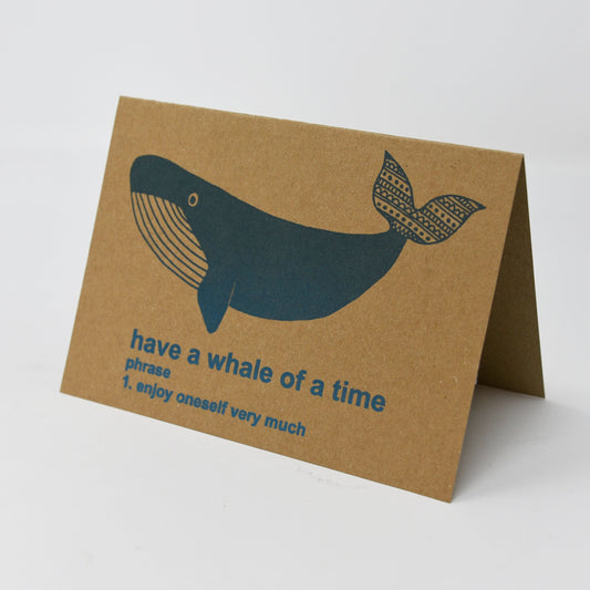 Whale of a Time Card by Kirstie Williams