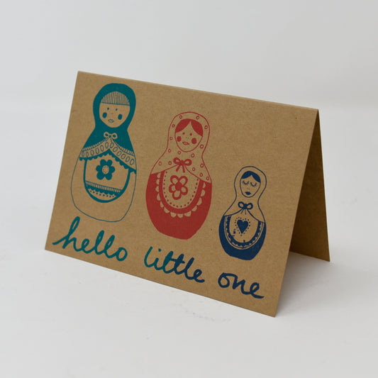 Hello Little One Card by Kirstie Williams