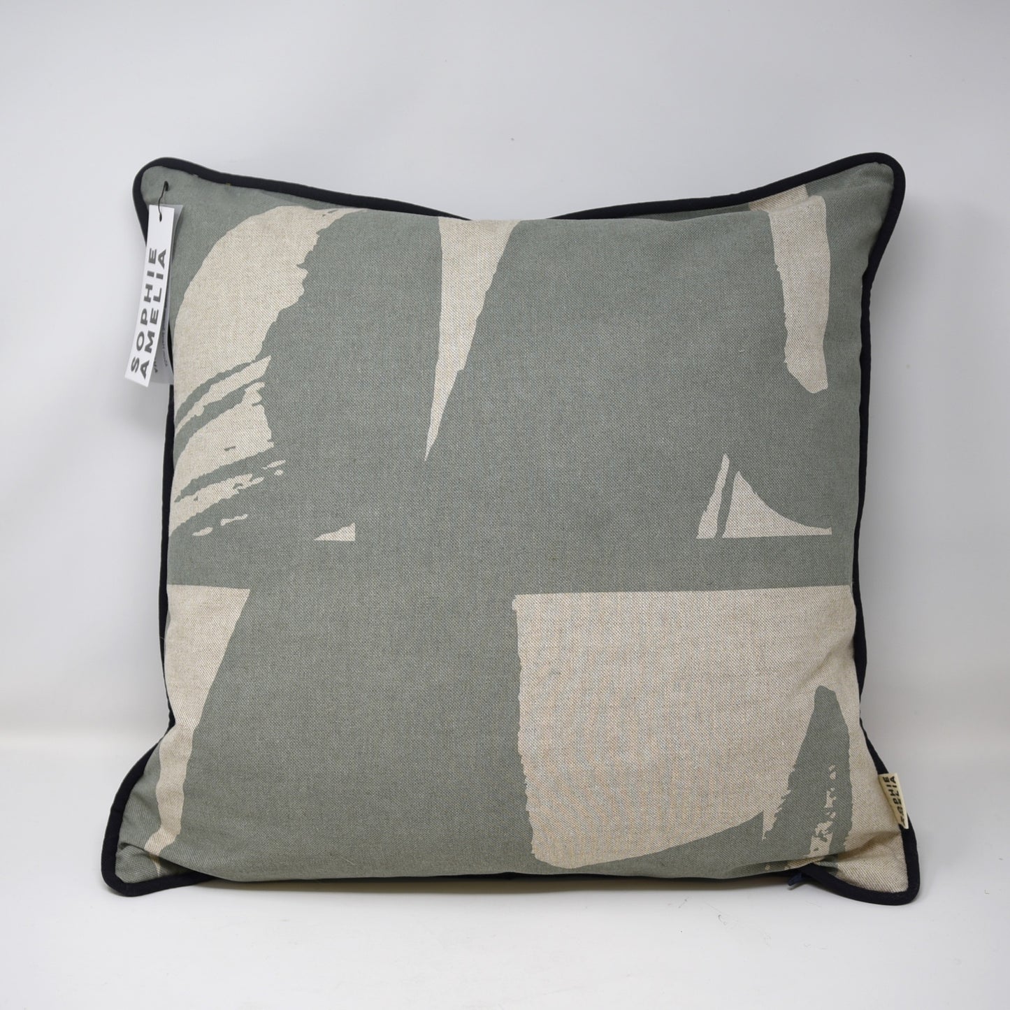 Light Blue Screen Printed Cushion by Sophie Amelia Design