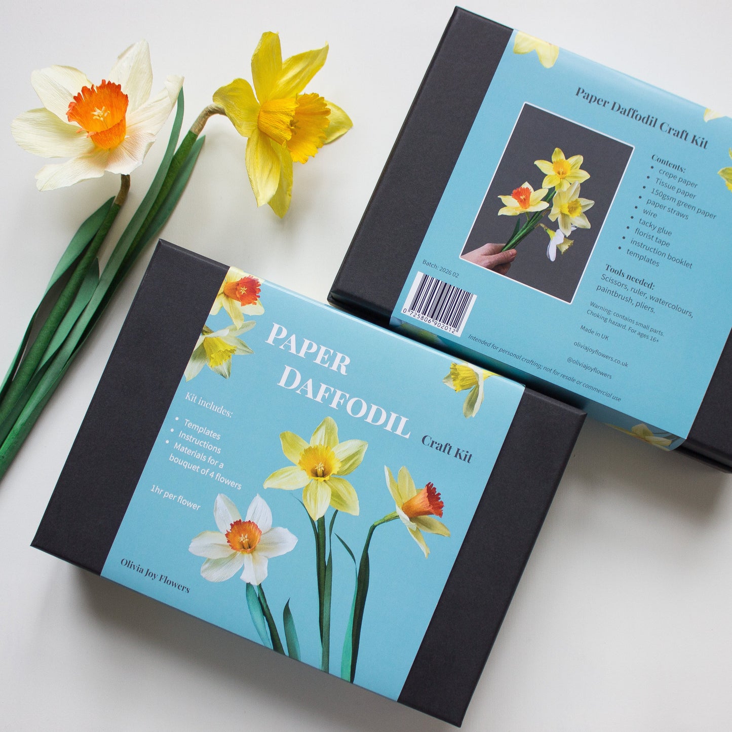 Paper Daffodil Kit by Olivia Joy Flowers