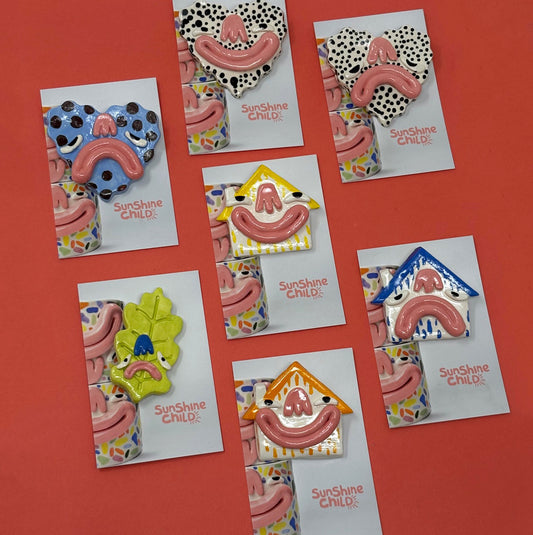 Sunshine Child Ceramic Badge