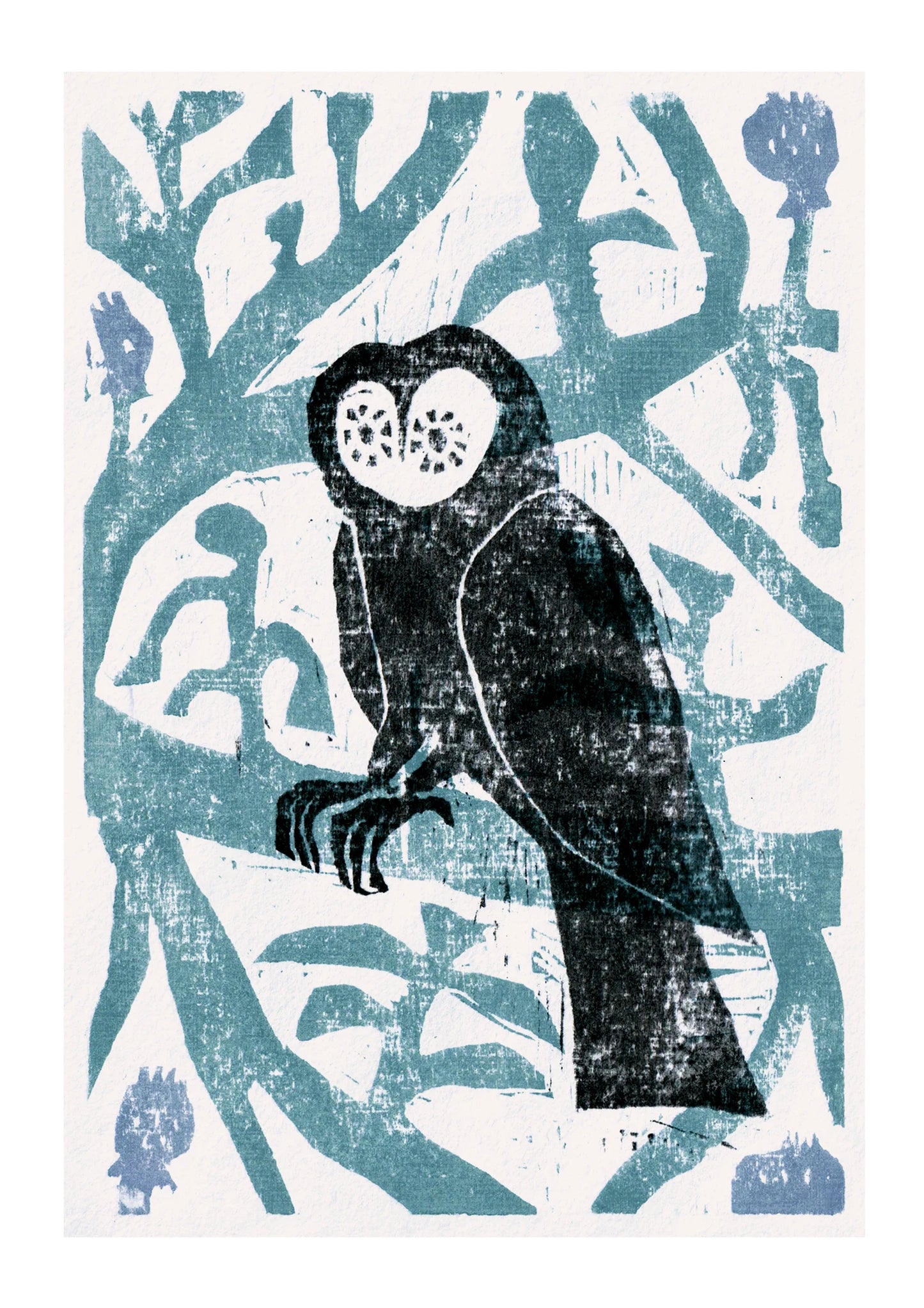 Owl in a Tree A3 Print by Cait McEniff