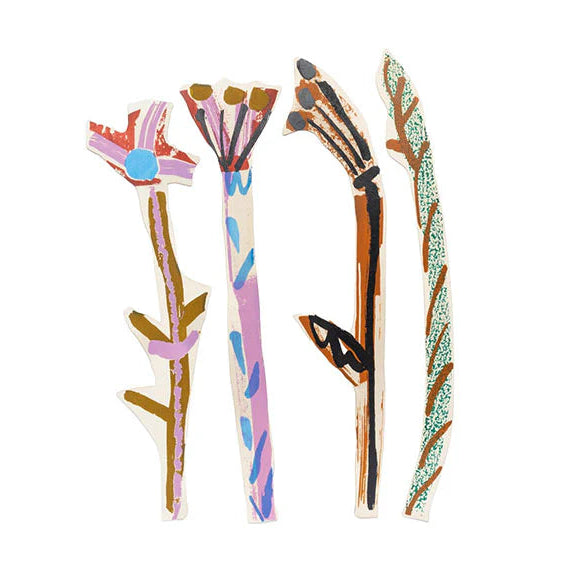 Perpetual Blooms Wooden Flowers by Laura Slater